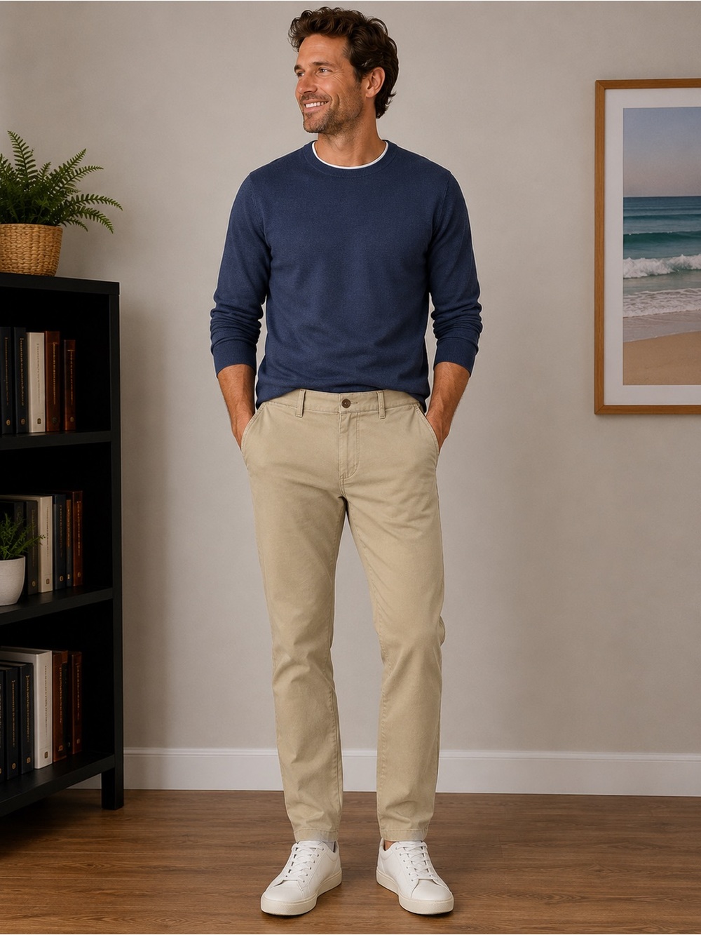 GAP Essential Khaki Straight Fit Men’s Chino Pants 30x30 Beige
